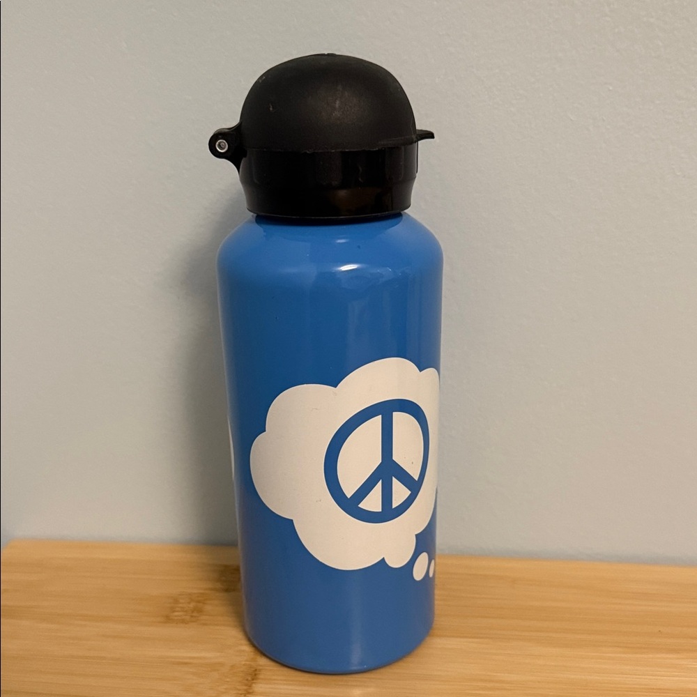 Laken Aluminum Blue Peace Water Reusable Bottle .60 L Made in Spain